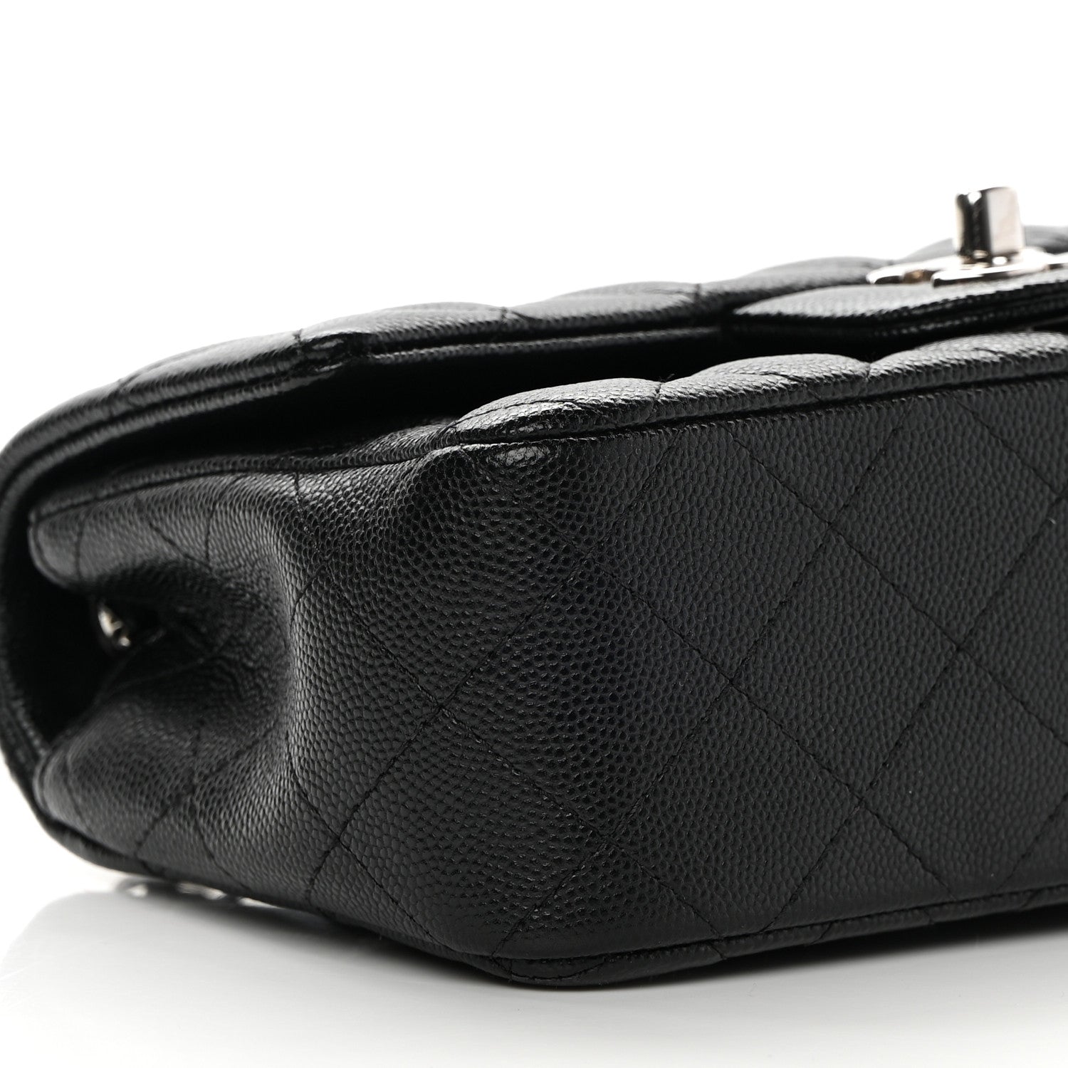 Chanel Caviar Quilted Mini Rectangular Flap Black 9 of 10
