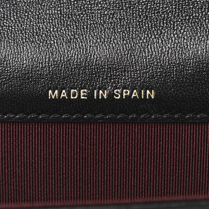 Chanel Lambskin Quilted Flap Card Holder Wallet Black 6 of 8