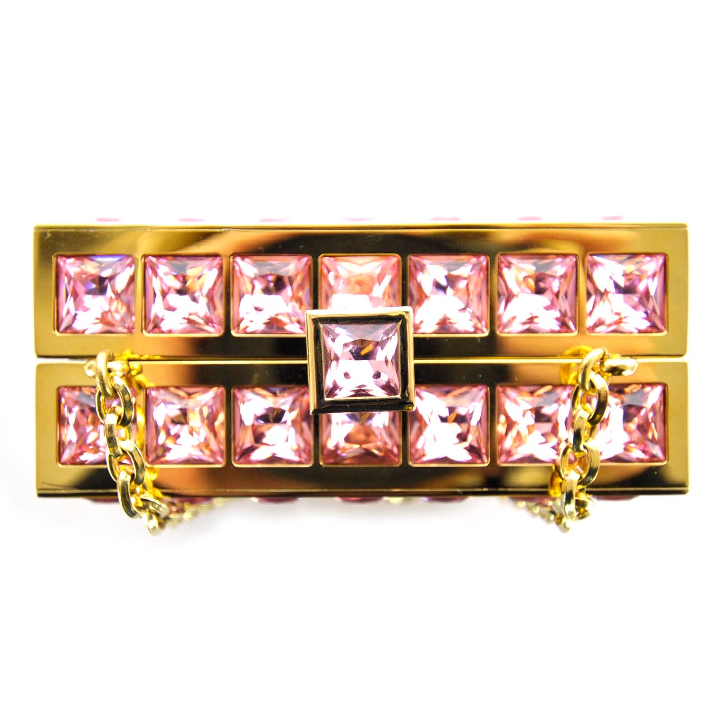 Austrian Crystal Princess Minaudiere Pink