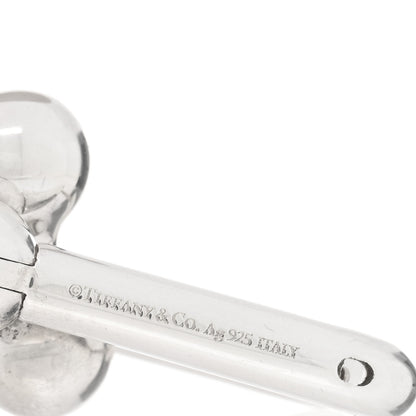 Tiffany Sterling Silver Large HardWear Link Earrings 4 of 5