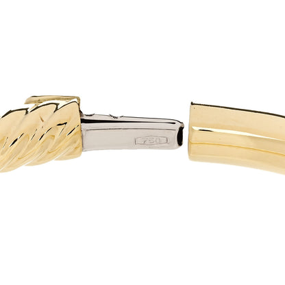 David Yurman 18K Yellow Gold 5mm Pure Form Smooth Bangle Bracelet 4 of 4