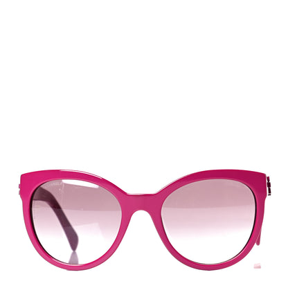 Chanel Pantos CC Signature 5315 Sunglasses Fuchsia 2 of 5