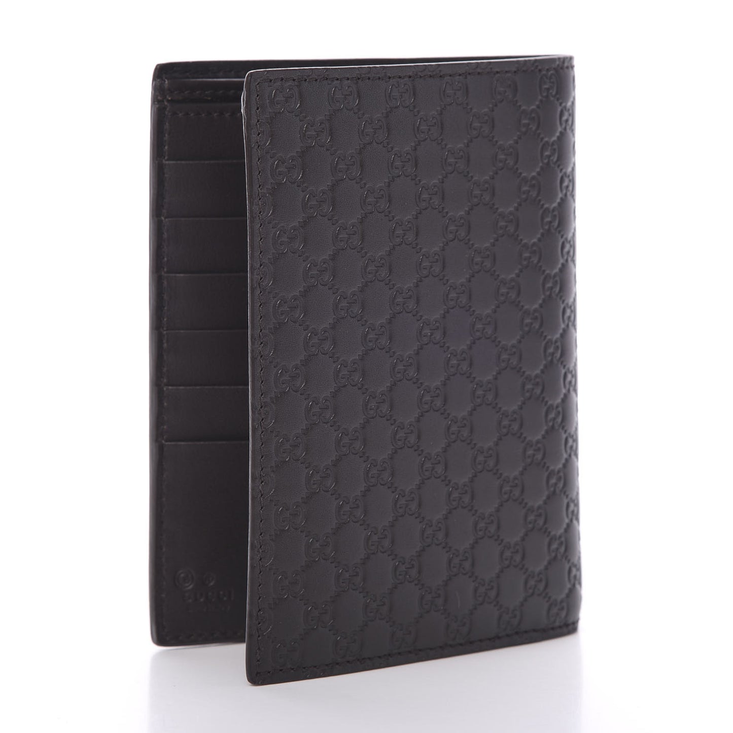 Microguccissima Passport Case Black