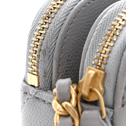 Chanel Caviar Quilted Phone Holder Grey 14 of 14