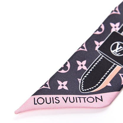 Louis Vuitton Silk Monogram Rising Confidential BB Bandeau Black Rose 3 of 5