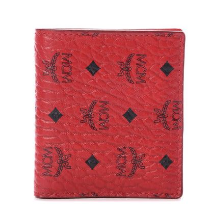 MCM Visetos ID Wallet Red 1 of 5