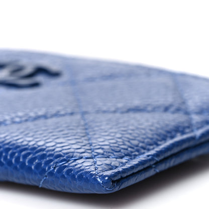Chanel Caviar Quilted Incognito Card Holder Blue 11 of 11