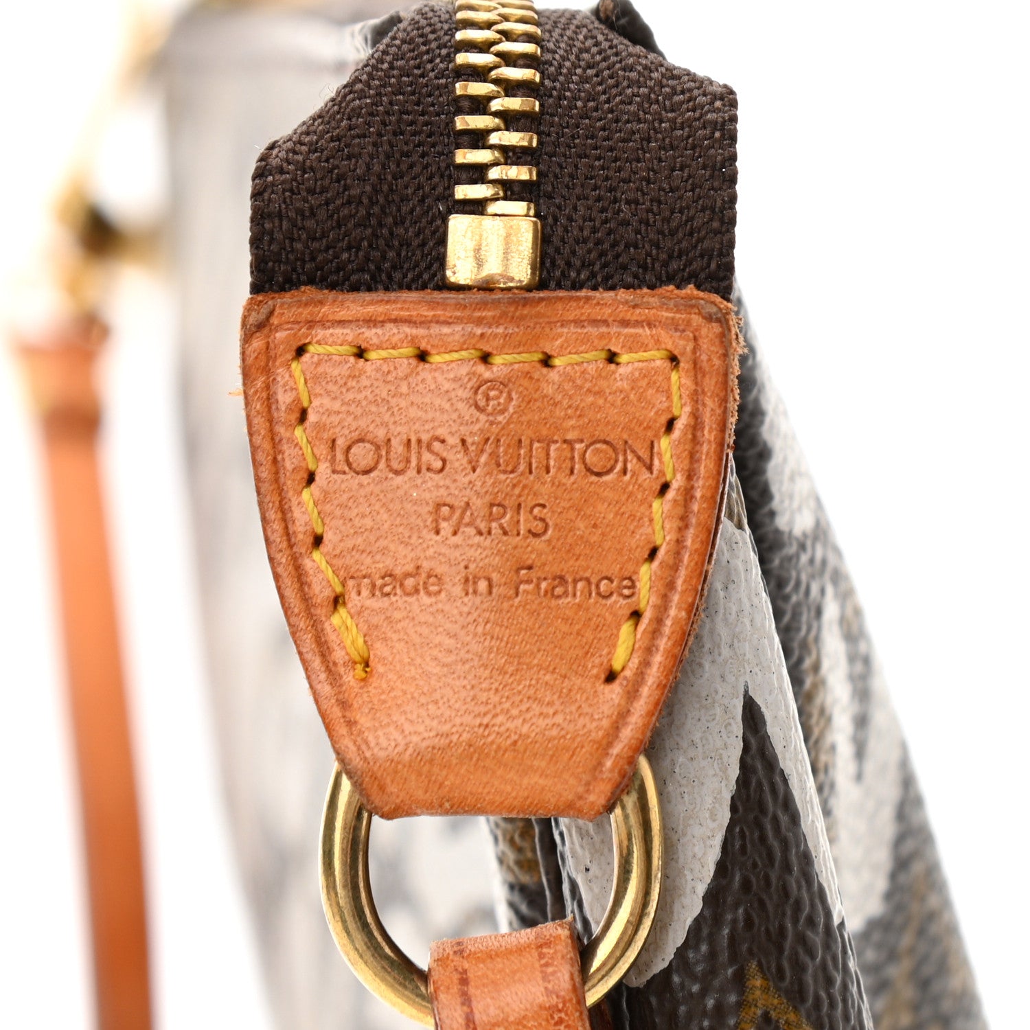 Louis Vuitton Monogram Graffiti Pochette Accessories Silver 6 of 8