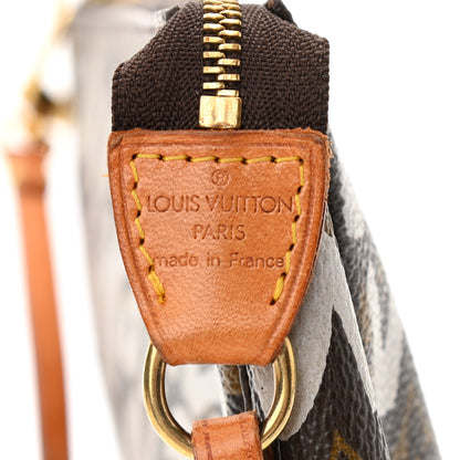 Louis Vuitton Monogram Graffiti Pochette Accessories Silver 6 of 8