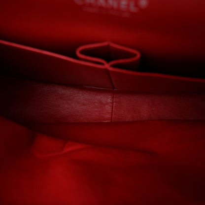 Chanel Patent Quilted Maxi Double Flap Red 5 of 11