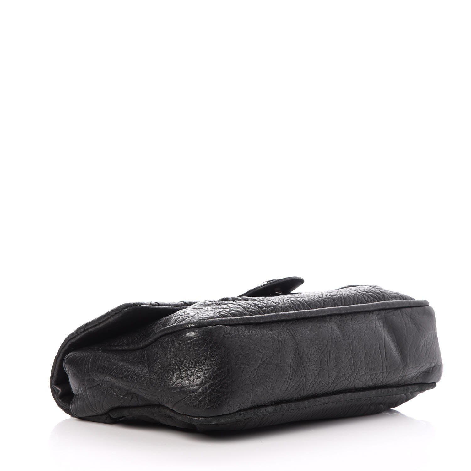 Chanel Distressed Lambskin Lady Braid Flap Black 4 of 8