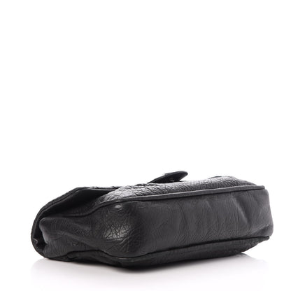 Chanel Distressed Lambskin Lady Braid Flap Black 4 of 8