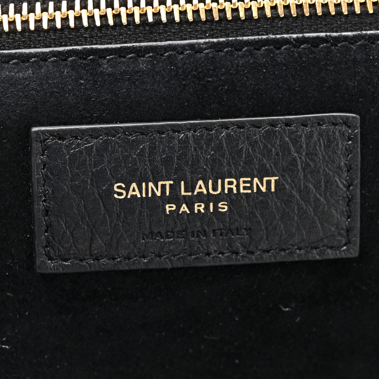 Saint Laurent Grained Deerskin Bea Tote Black 6 of 10
