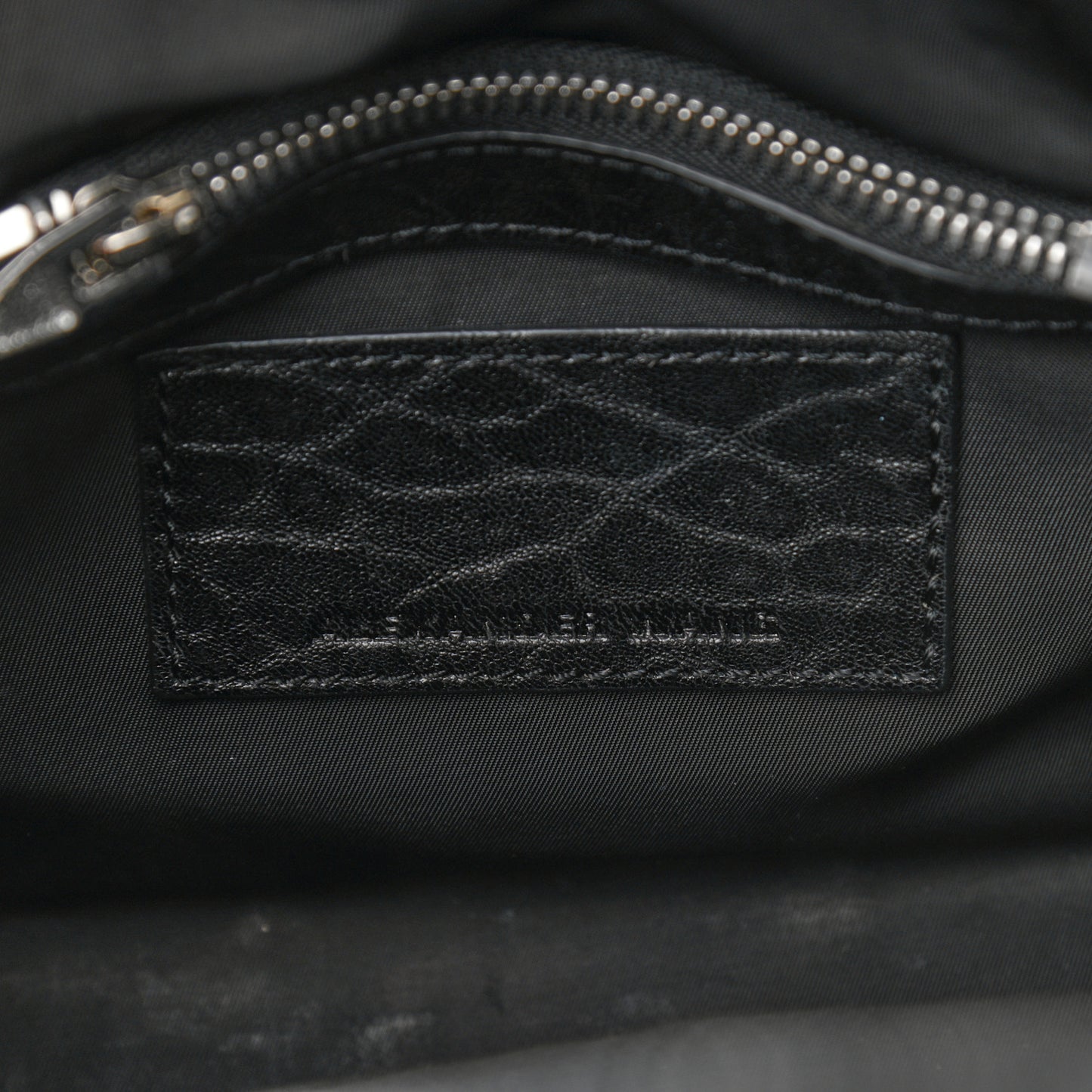 Pebbled Lambskin Mini Rockie Black Rhodium Hardware