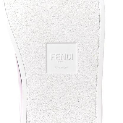 Fendi X JOSHUA VIDES Nappa Rockoclick Slip On Sneakers 38 Pink Xiloph White Black 9 of 11