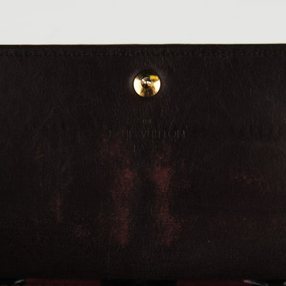 Louis Vuitton Vernis Rayures Sarah Wallet Amarante 5 of 7