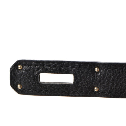 Hermes Taurillon Clemence Birkin 35 Black 19 of 37