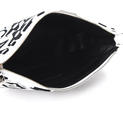 Louis Vuitton X UF Tufted Monogram Pochette Accessories White Black 5 of 11