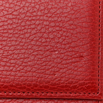 Gucci Dollar Calfskin Petite GG Marmont Wallet Chain Bag Hibiscus Red 16 of 16