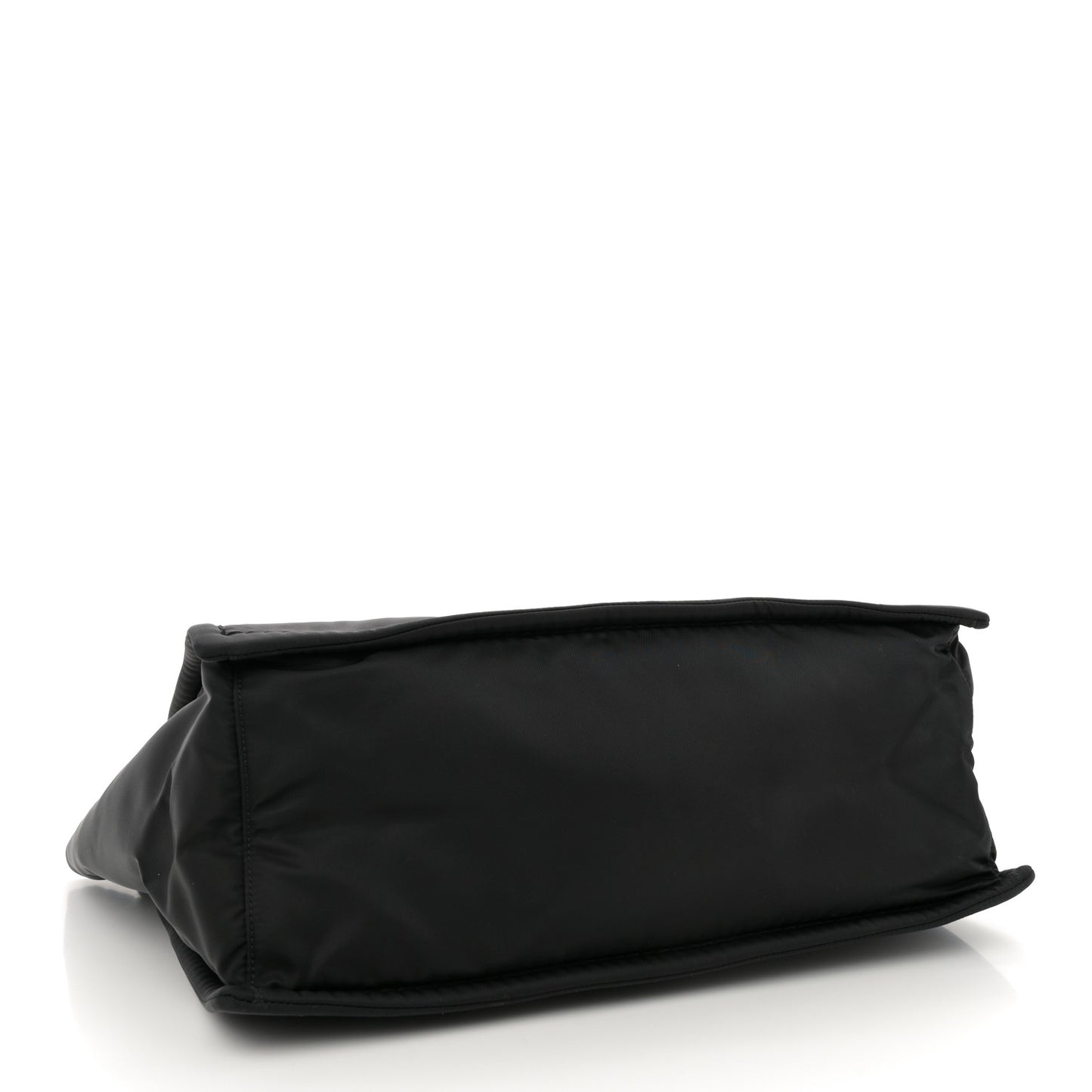 Tessuto Nylon Chain Tote Black