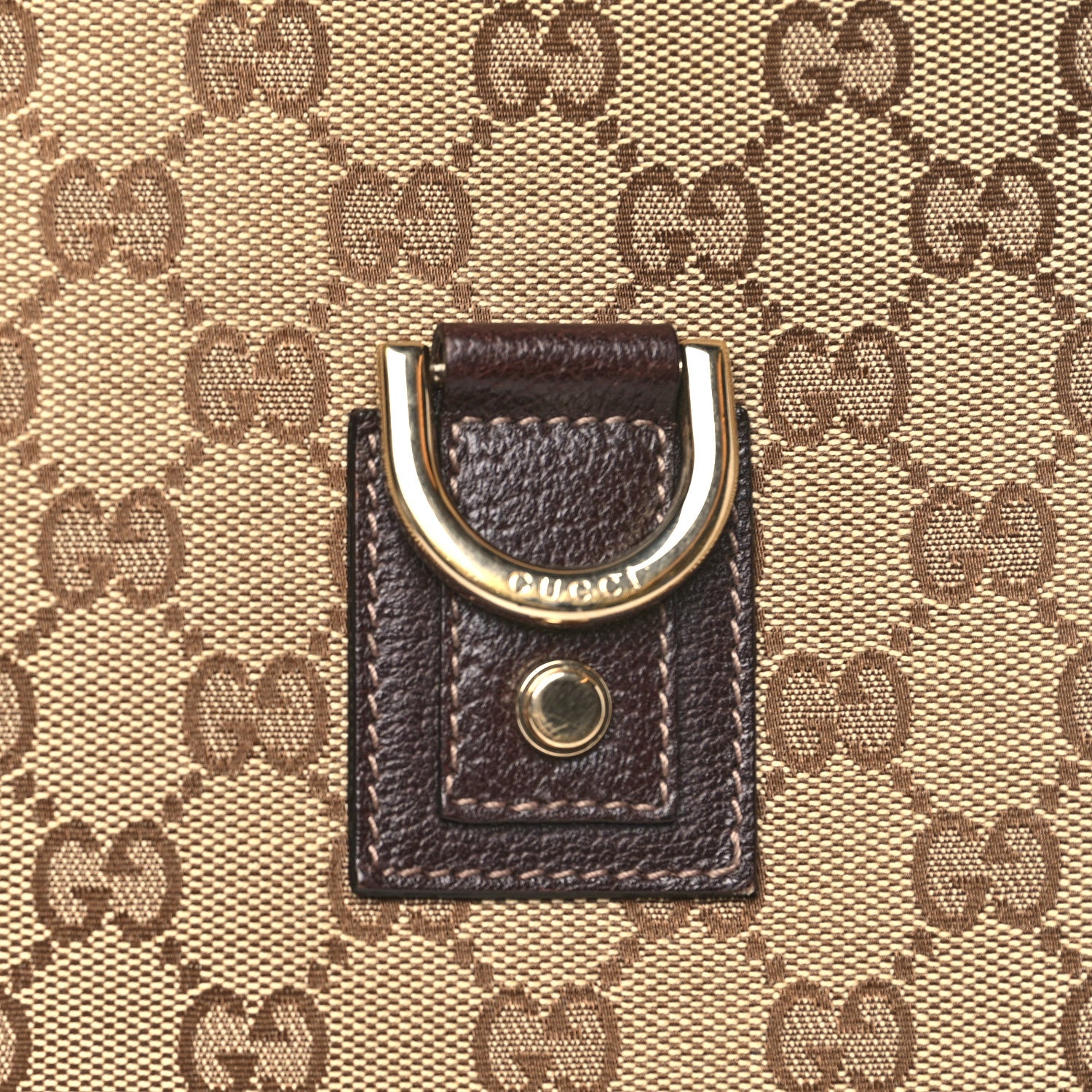 Gucci Monogram Medium Abbey D Ring Hobo Brown 8 of 10
