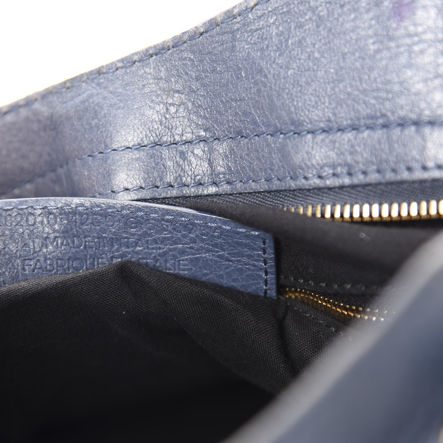 Balenciaga Agneau Giant 12 Gold Hardware Velo Bleu Persan 13 of 14