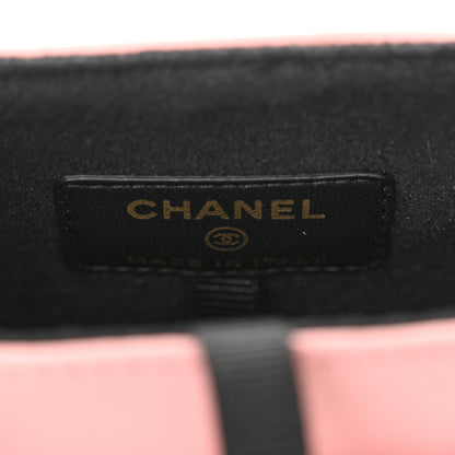 Chanel Lambskin Quilted Chain Around Phone Holder Pink 7 of 10