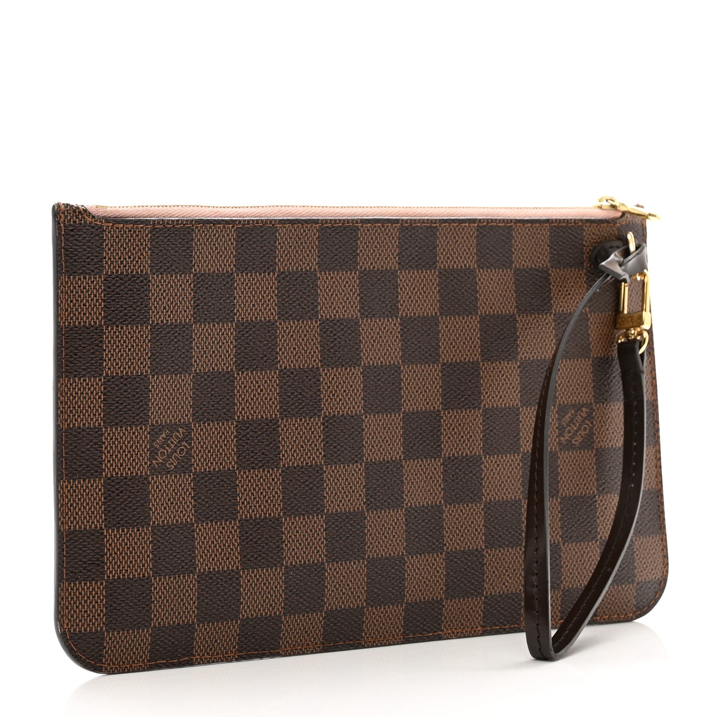 Damier Ebene Neverfull MM GM Pochette Rose Ballerine
