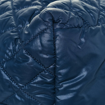 Chanel Nylon Quilted Large Coco Cocoon Tote Blue 11 of 13