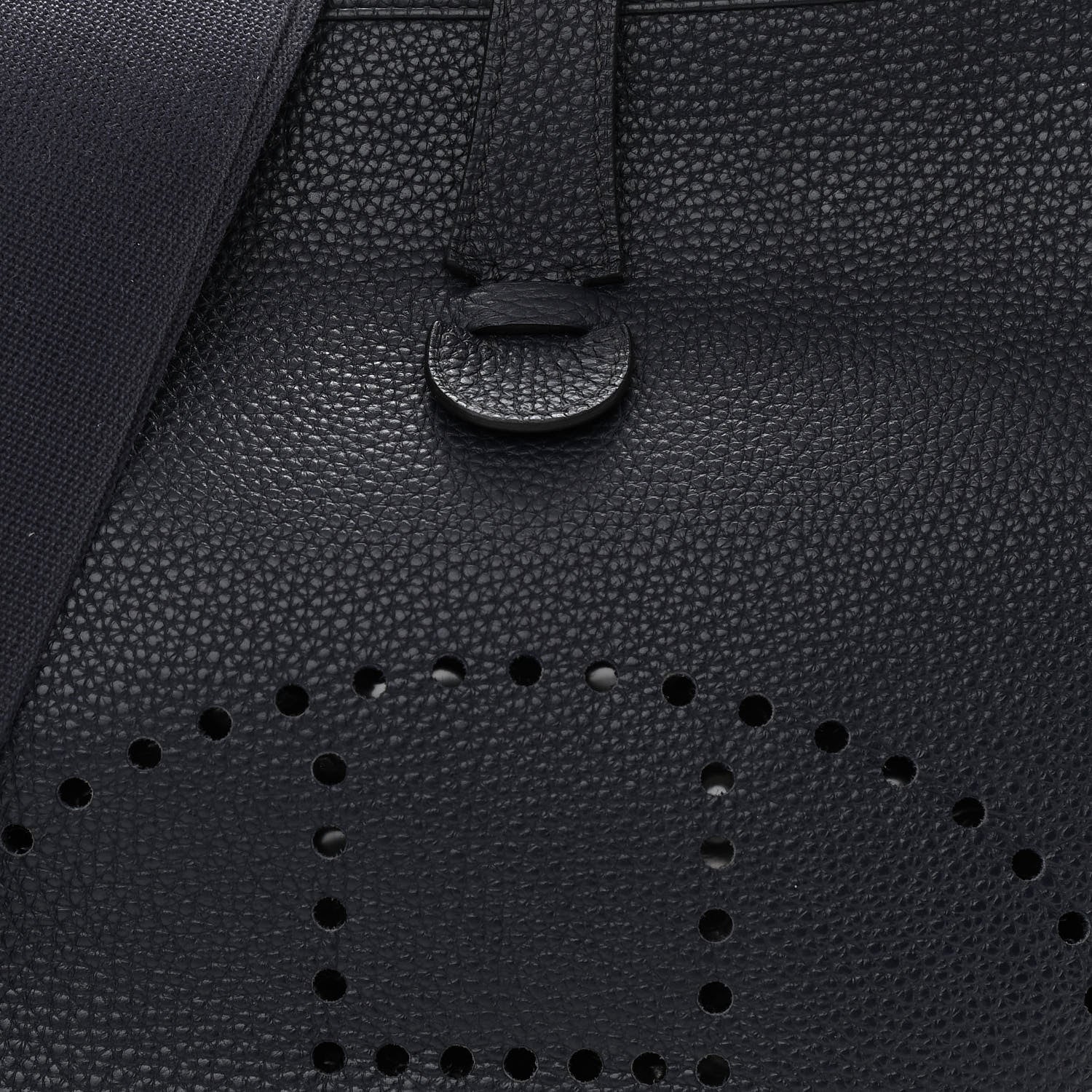 Hermes Taurillon Clemence Evelyne III GM Bleu Nuit 7 of 10