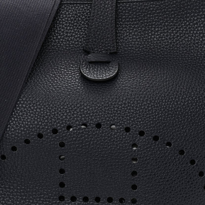 Hermes Taurillon Clemence Evelyne III GM Bleu Nuit 7 of 10
