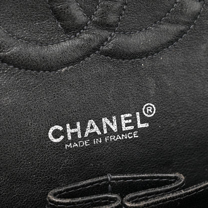 Chanel Patent Quilted Medium Double Flap Black 6 of 12