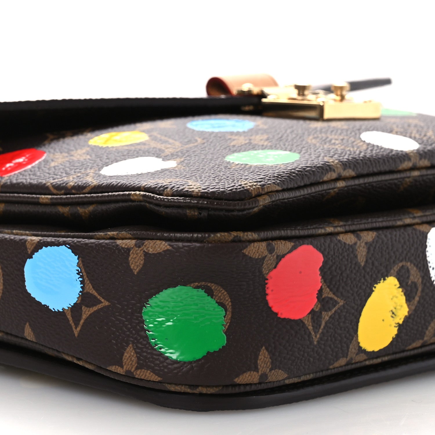Louis Vuitton LV x YK Monogram Painted Dots Pochette Métis 9 of 12