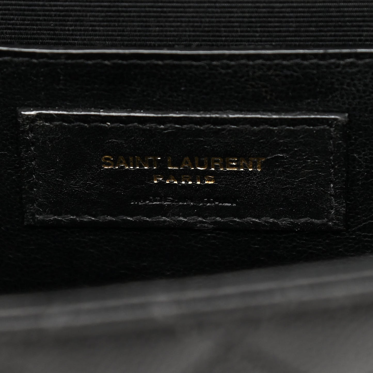 Grain De Poudre Textured Mixed Matelasse Triquilt Medium Monogram Satchel Black