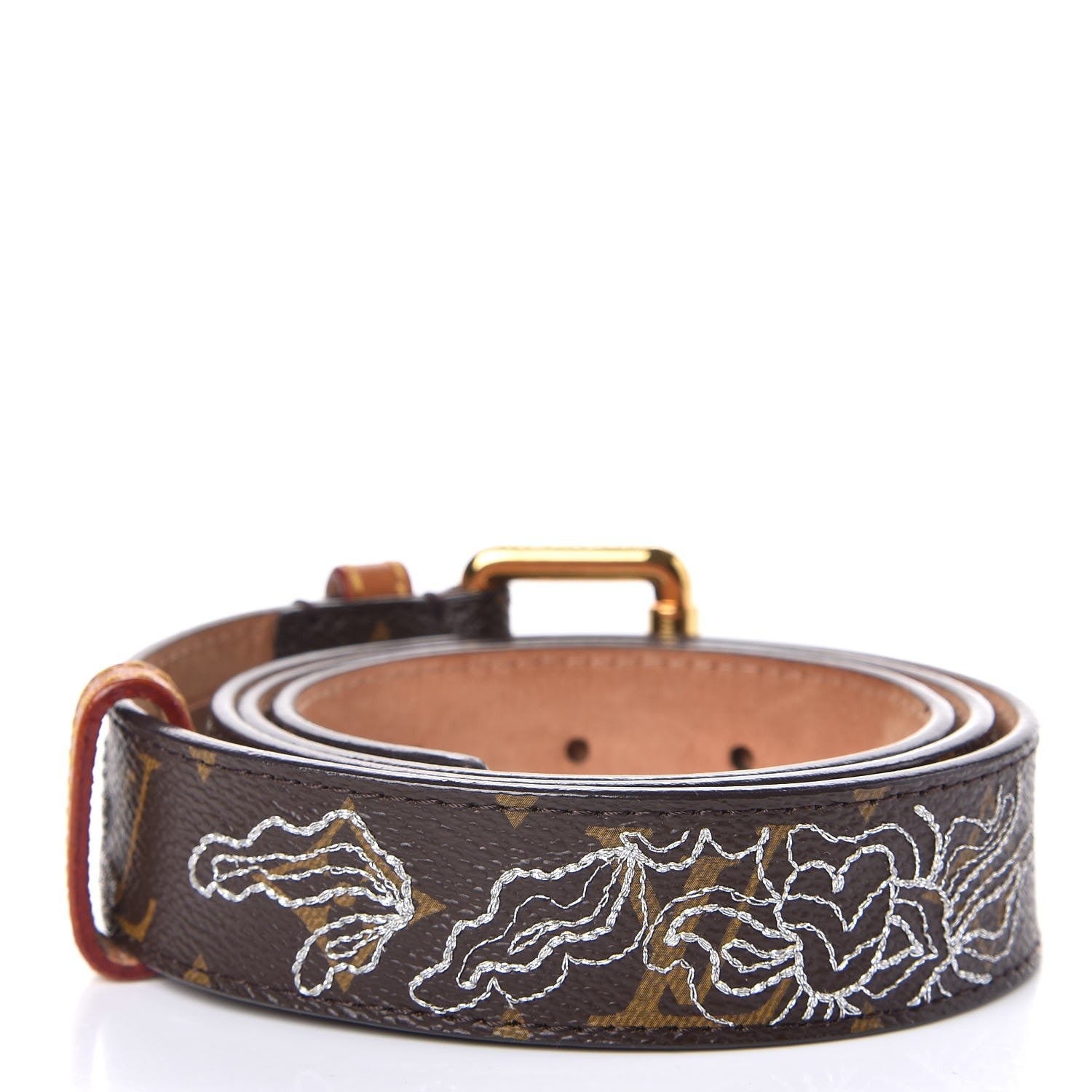 Louis Vuitton Monogram Dentelle Belt 90 36 3 of 10