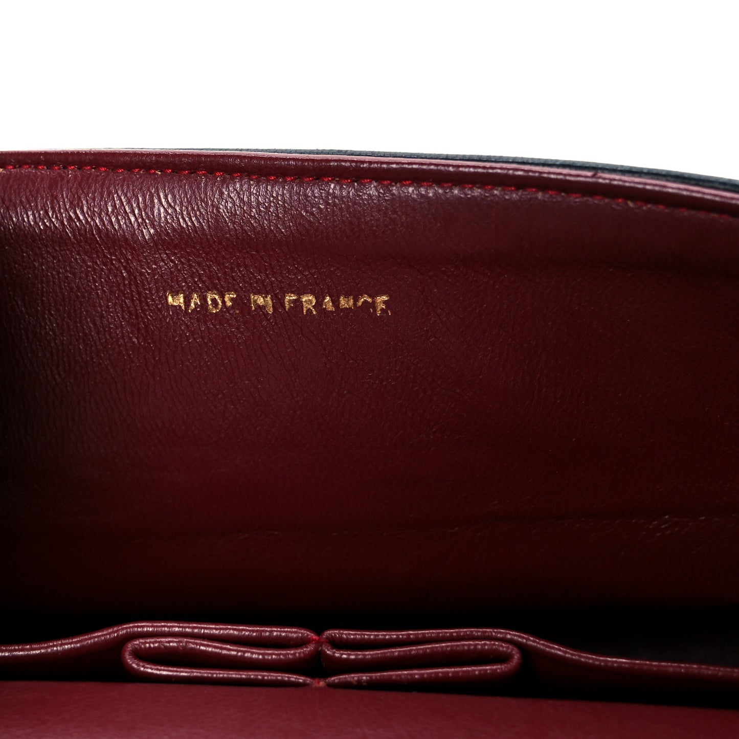 Lambskin Quilted Small Double Flap Black