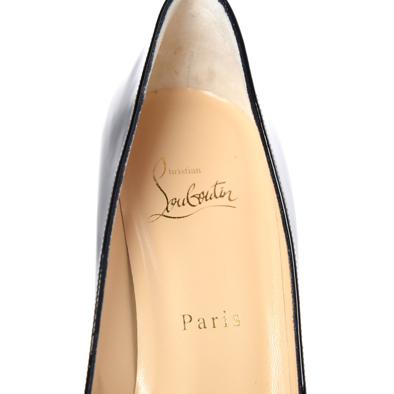 Christian Louboutin Patent Pigalle Follies 85 Pumps 37.5 Black 7 of 8