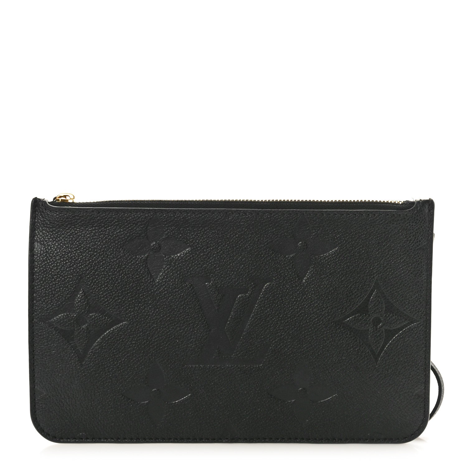 Louis Vuitton Empreinte Monogram Giant Neverfull MM Pochette Black 1 of 8