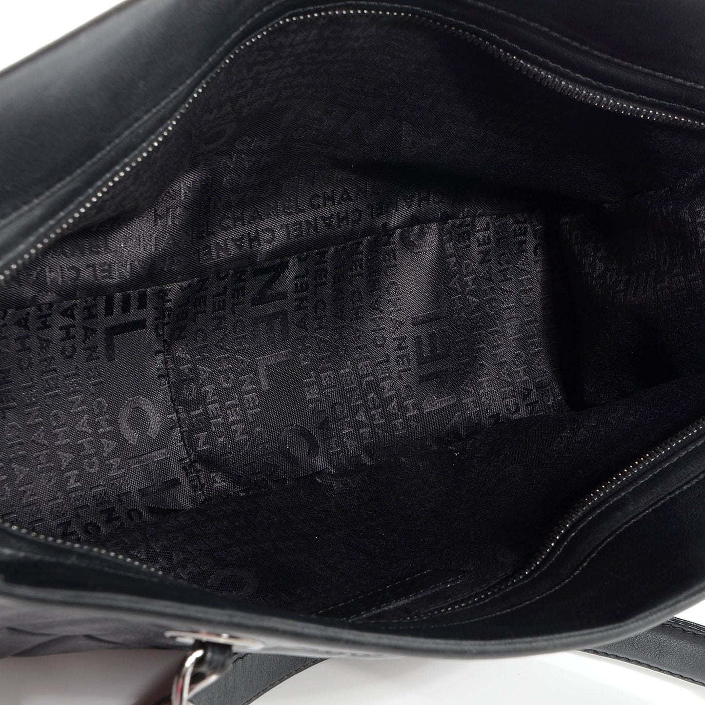 Lambskin Lax East West Shoulder Bag Black