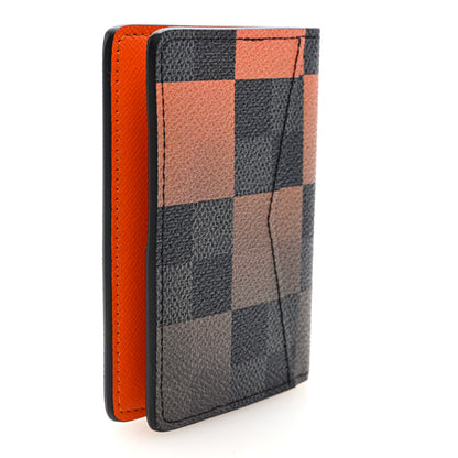 Louis Vuitton Damier Graphite Giant Pocket Organizer Orange 3 of 6