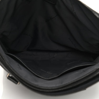 Salvatore Ferragamo Tumbled Calfskin Business Bag Black 5 of 11