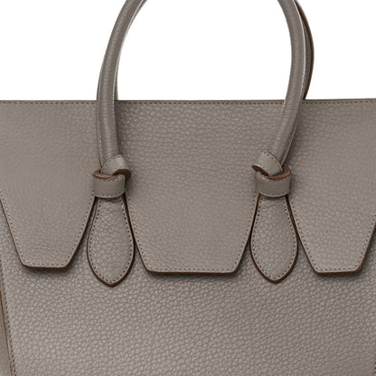 Celine Crisped Calfskin Mini Tie Knot Tote Medium Grey 7 of 10