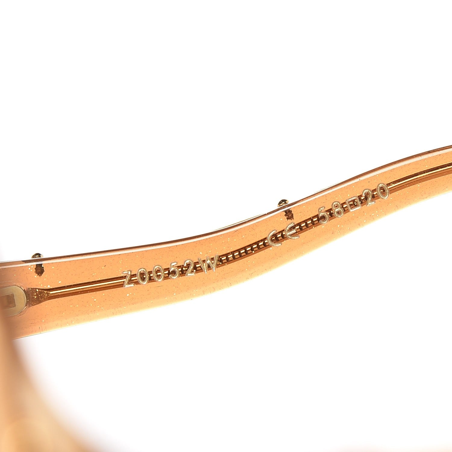 Louis Vuitton Gina Sunglasses Z0052W Light Glitter Honey 5 of 8