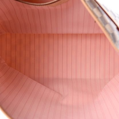 Louis Vuitton Damier Azur Delightful MM Rose Ballerine 5 of 11