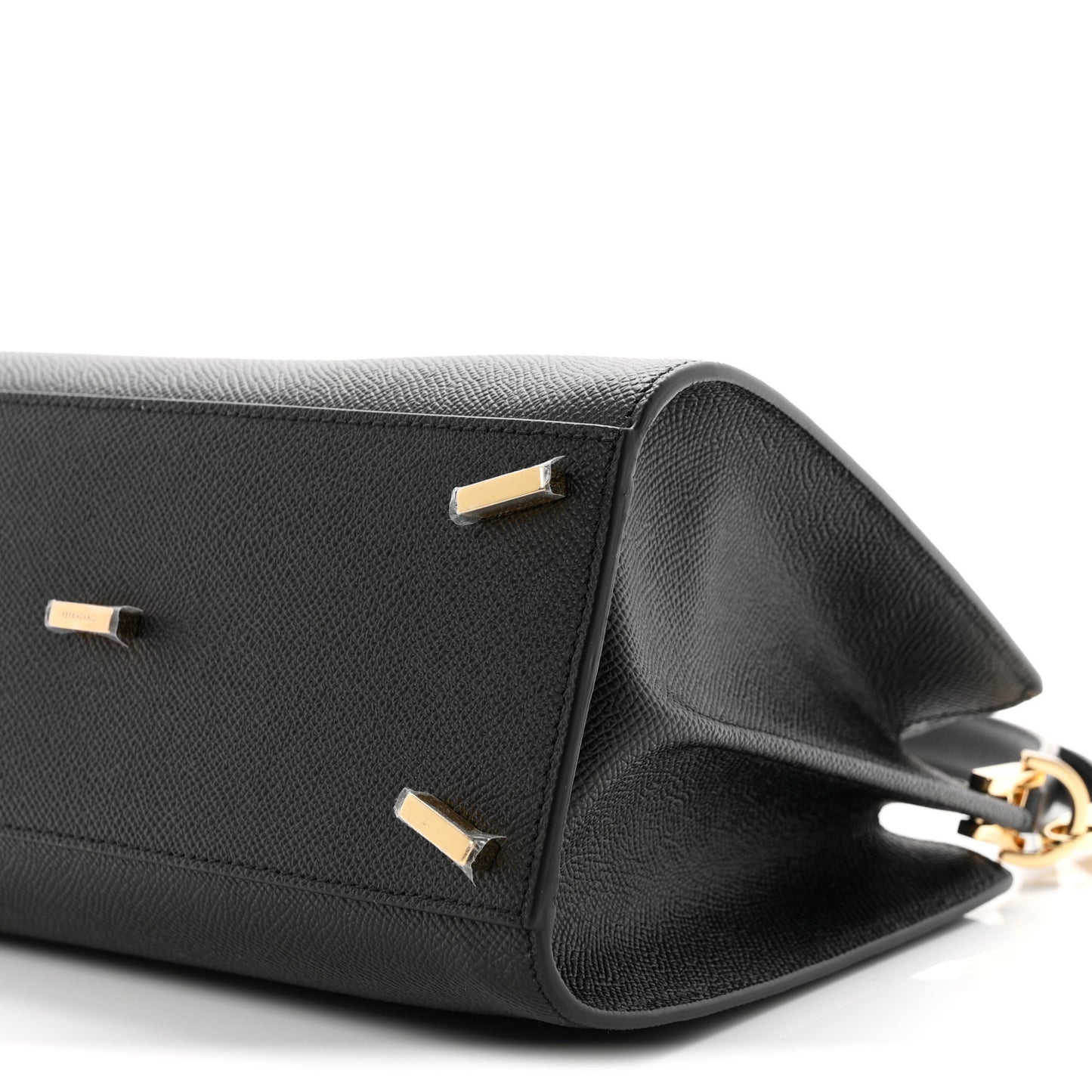 Hammered Calfskin XS New Studio Box Bag Black