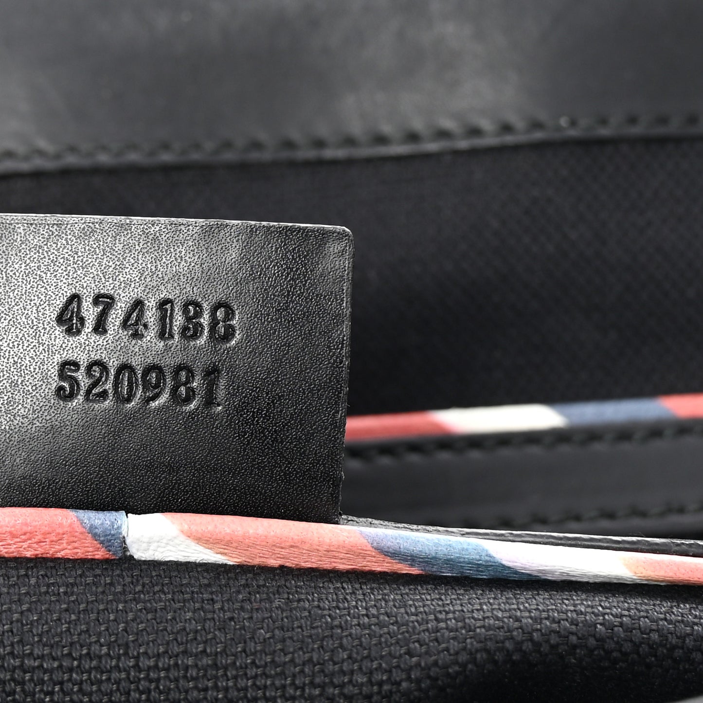 GG Supreme Monogram Night Courrier Flap Messenger Black Multicolor