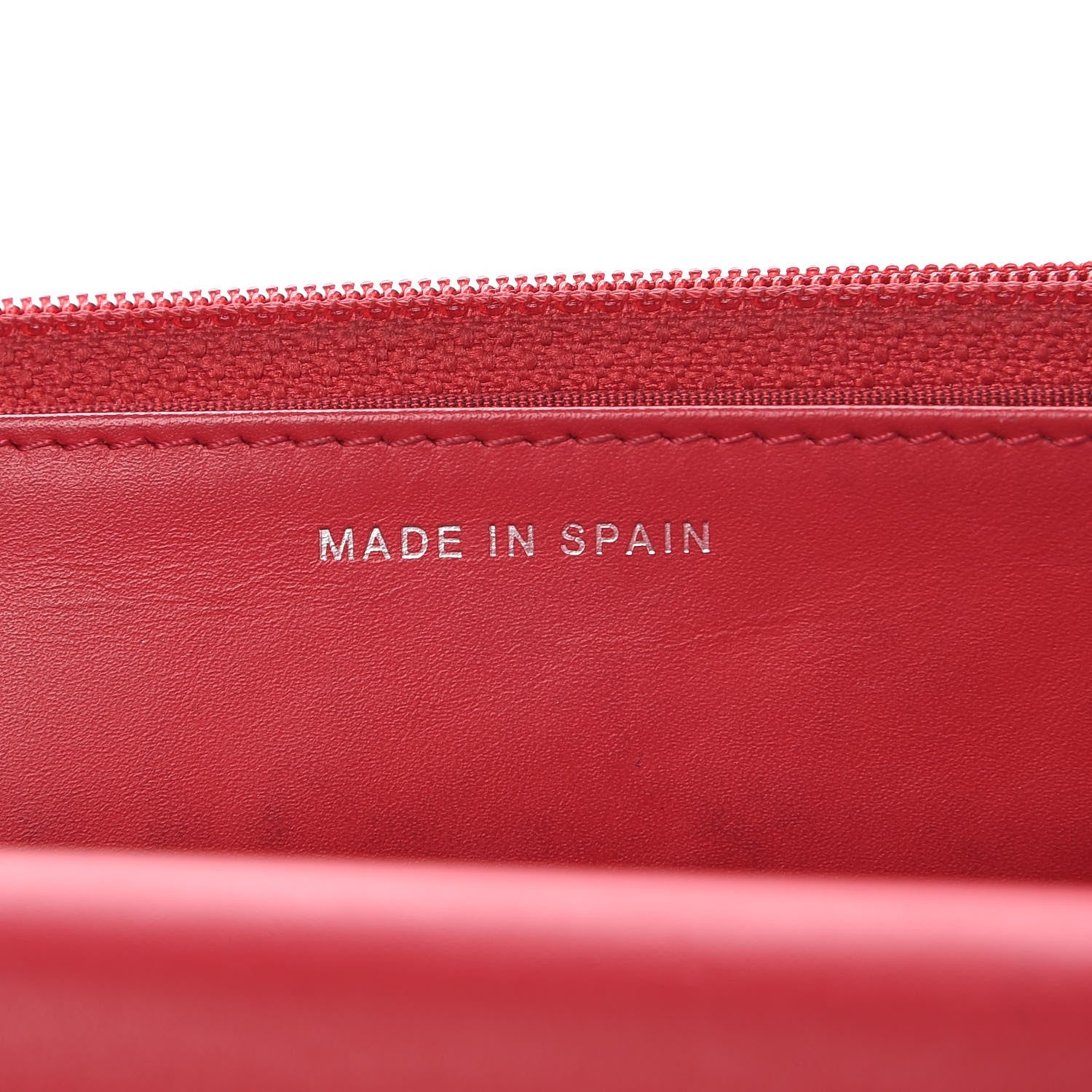 Chanel Caviar Timeless CC Wallet On Chain WOC Red 7 of 14