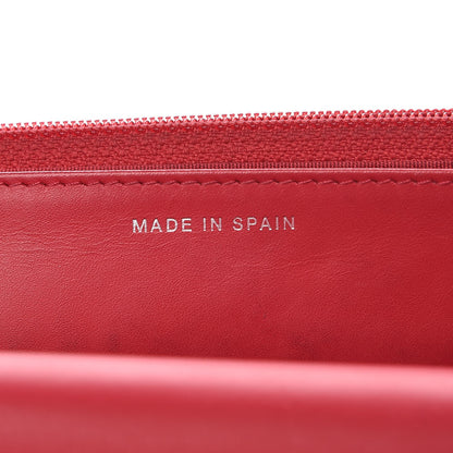 Chanel Caviar Timeless CC Wallet On Chain WOC Red 7 of 14