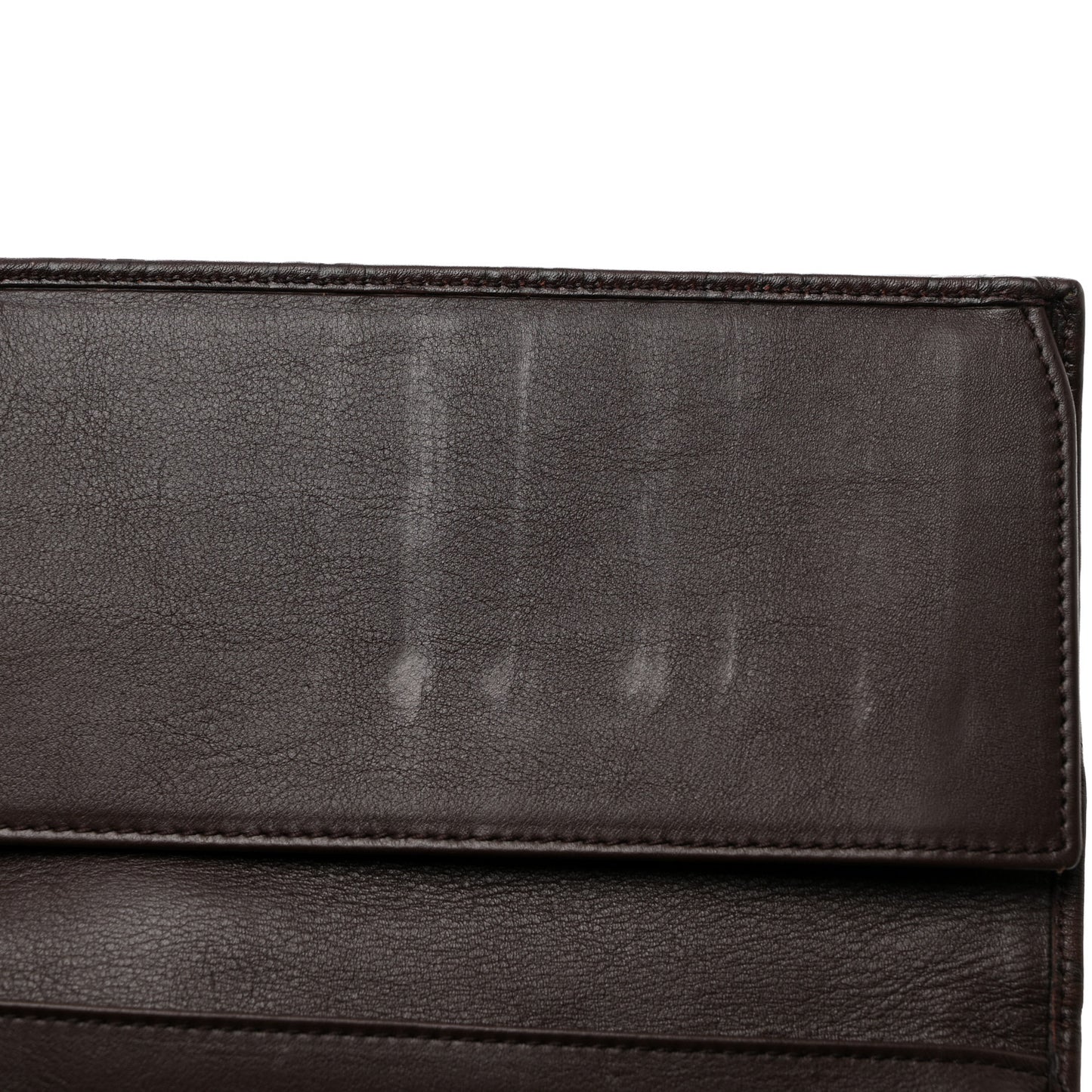 Guccissima Abbey Continental Wallet Chocolate