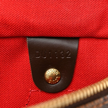 Louis Vuitton Damier Ebene Speedy Bandouliere 25 7 of 12
